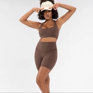 Popflex Super Sculpt Shorts - Brown - Size XS